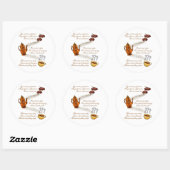 Kaffee Haiku Sticker (Blatt)