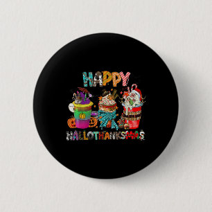 Kaffee Halloween Erntedank Weihnachtsfeier Happy H Button