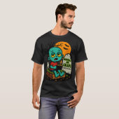 Kaffee Halloween Morgens sind Grab (bis zum Kaffee T-Shirt (Vorne ganz)