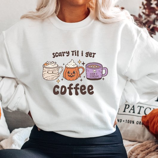 Kaffee Halloween Sweatshirt