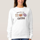 Kaffee Halloween Sweatshirt (Vorderseite)