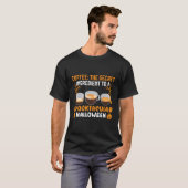 Kaffee Halloween Trick oder Behandlung Latte Coffe T-Shirt (Vorne ganz)