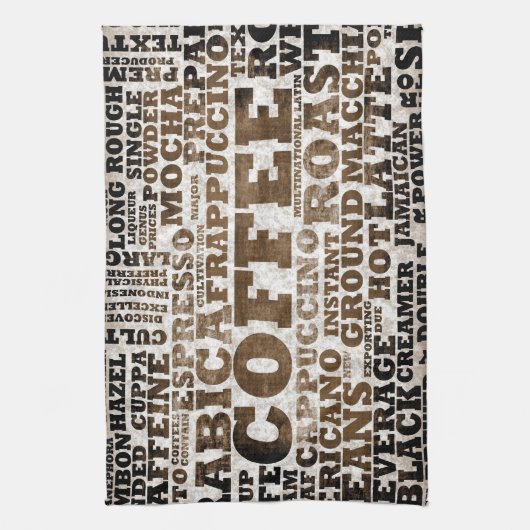 Kaffee Handtuch (Vertikal)