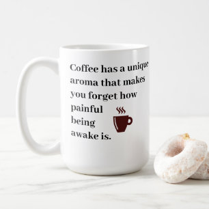 Kaffee hat ein einzigartiges Aroma Kaffeetasse
