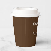 Kaffee hat seine eigene Haltung Pappbecher (Rechts)