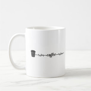 Kaffee Heartbeat Coffee Cup Koffein Liebhaber Kaffeetasse