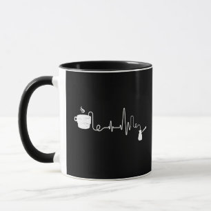 Kaffee Heartbeat Coffee Cup Koffein Liebhaber Tasse
