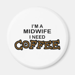 Kaffee - Hebamme Magnet