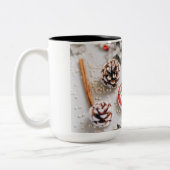 Kaffee, heißer Kakao Zweifarbige Tasse (Links)