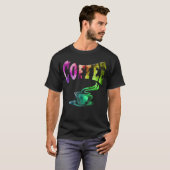 Kaffee-heißer Spaß T-Shirt (Vorne ganz)