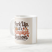 Kaffee Herbstliebhaber Kaffeetasse (Vorderseite Links)