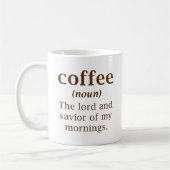 Kaffee-Herr und Retter Kaffeetasse (Links)