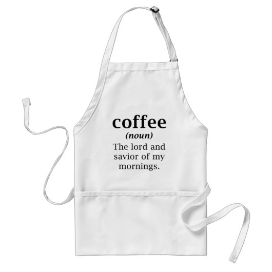 Kaffee-Herr und Retter Schürze (Vorne)