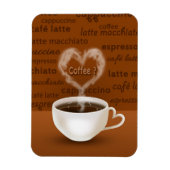 Kaffee? Herz-Shaped Smoke Magnet (Vertikal)