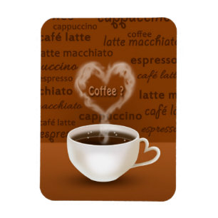 Kaffee? Herz-Shaped Smoke Magnet