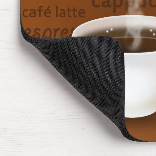 Kaffee? Herz-Shaped Smoke Mousepad (Ecke)