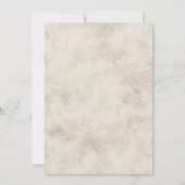 Kaffee heute Morgen für immer Einladung (Rückseite)