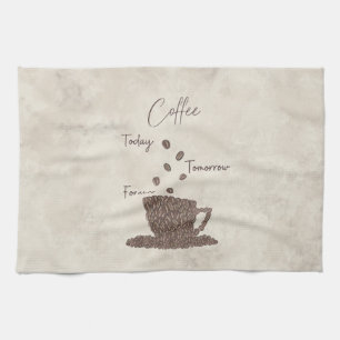 Kaffee Heute Morgen Immer Geschirrtuch