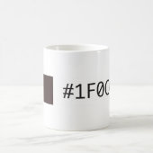 Kaffee-hexadezimale Zahle Kaffeetasse (Mittel)