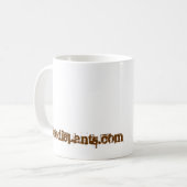 Kaffee hilft Ihnen doodie. Kaffeetasse (Vorderseite Links)