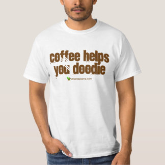Kaffee hilft Ihnen Doodie T-Shirt
