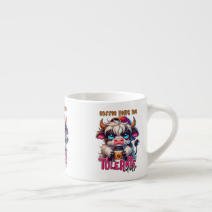 Kaffee hilft mir, Idioten zu tolerieren Espressotasse