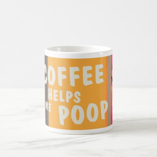 Kaffee hilft mir kacken kaffeetasse (Mittel)