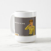 Kaffee hilft mir zu kacken kaffeetasse (Vorderseite Links)