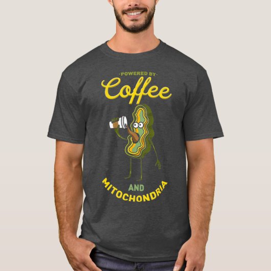 Kaffee Hitochondria T-Shirt (Vorderseite)