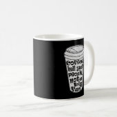 Kaffee Hölle ja Leute nicht ein großer Fan Introve Kaffeetasse (VorderseiteRechts)