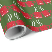 Kaffee Hot Chocolate Tasse Geschenkpapier (Rolleneckpunkt)