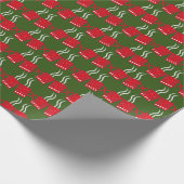 Kaffee Hot Chocolate Tasse Geschenkpapier (Ecke)