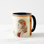 Kaffee-hübsche Betrachtungs-Kaffee-Tasse Tasse (VorderseiteRechts)