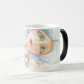 Kaffee hübscher blonder Lola Verwandlungstasse (VorderseiteRechts)