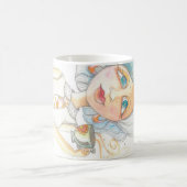 Kaffee hübscher blonder Lola Verwandlungstasse (Mittel)