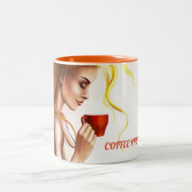 Kaffee-hübscher Nachmittags-Bruch