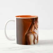 Kaffee-hübscher Nachmittags-Bruch Zweifarbige Tasse (Links)