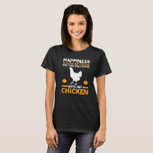 Kaffee Huhn T-Shirt (Vorne ganz)