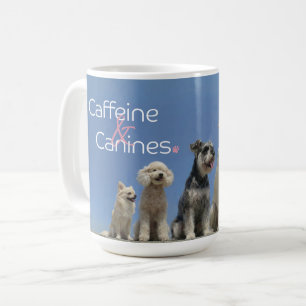 Kaffee & Hunde Fünf Hunderassen Foto-Tasse Geschen Kaffeetasse