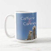 Kaffee & Hunde Fünf Hunderassen Foto-Tasse Geschen Kaffeetasse (Links)