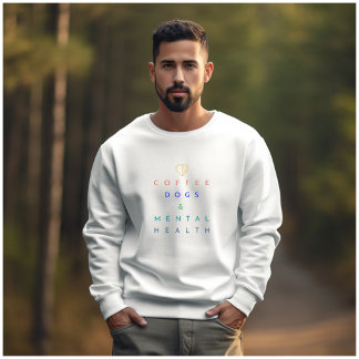 Kaffee, Hunde und psychische Gesundheit - das perf T-Shirt