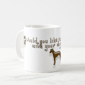 Kaffee-Hundehaar-Tasse Kaffeetasse (Vorderseite Links)