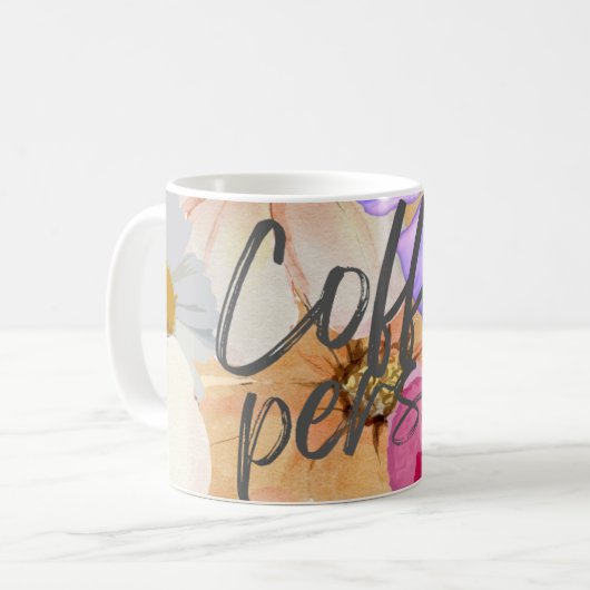 Kaffee=Ich Kaffeetasse (Vorderseite Links)