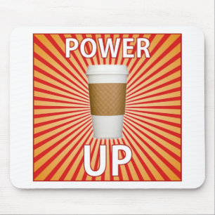 Kaffee - Ihr Super-Power! Mousepad