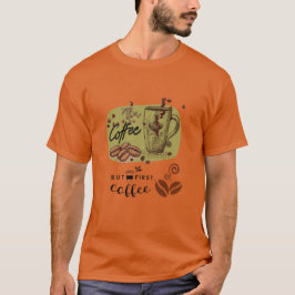 Kaffee-Illustration T-Shirt