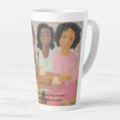 "Kaffee im Garten" Latte-Tasse Milchtasse (Rechte Ecke)