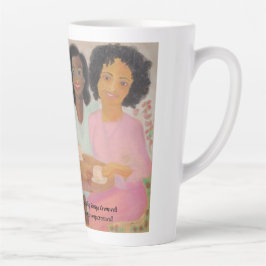 "Kaffee im Garten" Latte-Tasse Milchtasse