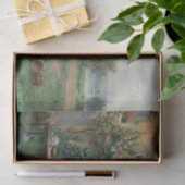 Kaffee im Garten von Daniel Ridgway Knight Seidenpapier (Geschenk)