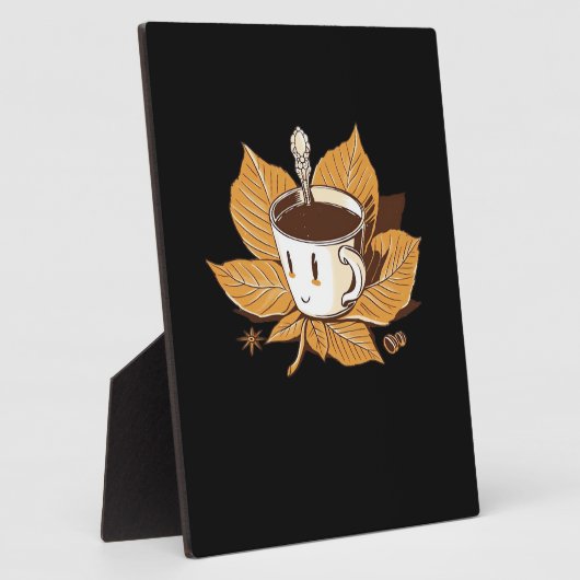 Kaffee im Herbst Herbst Es ist Herbst. Fotoplatte (Seite)