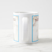 Kaffee im Himmel Jumbo-Tasse (Rückseite)